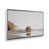 Cadre flottant en chrome poli