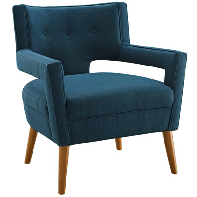 Sheer Upholstered Fabric Armchair by Modway