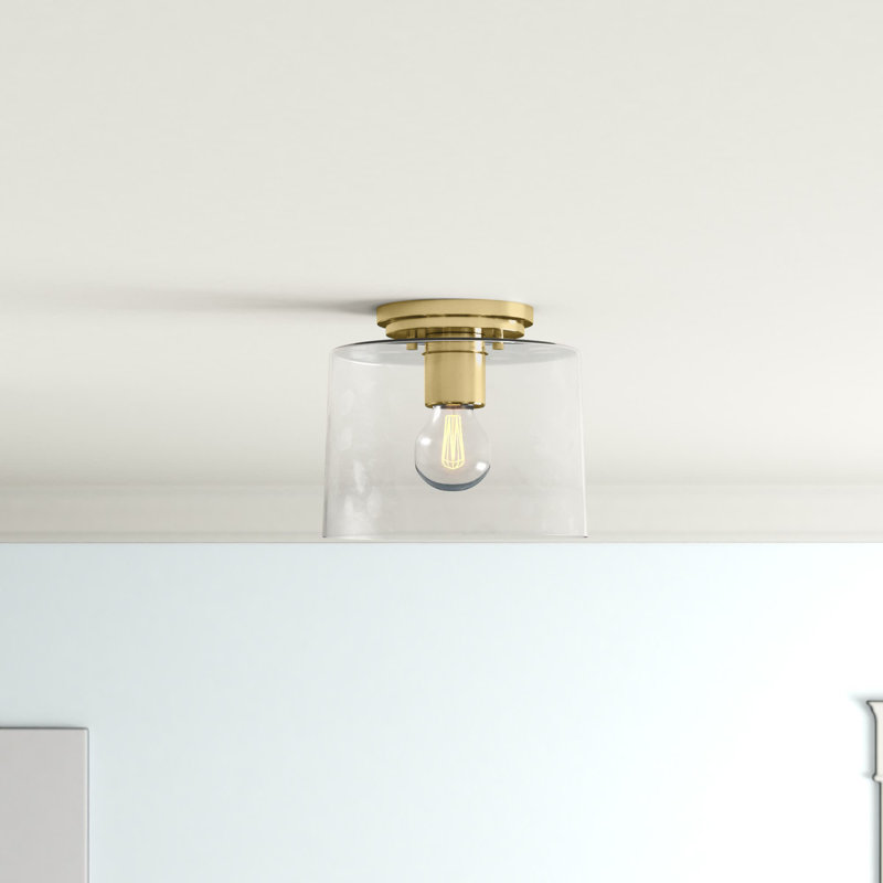 Plafonnier encastré 1 lumière 8,625 po Arjanne, Laiton satiné
