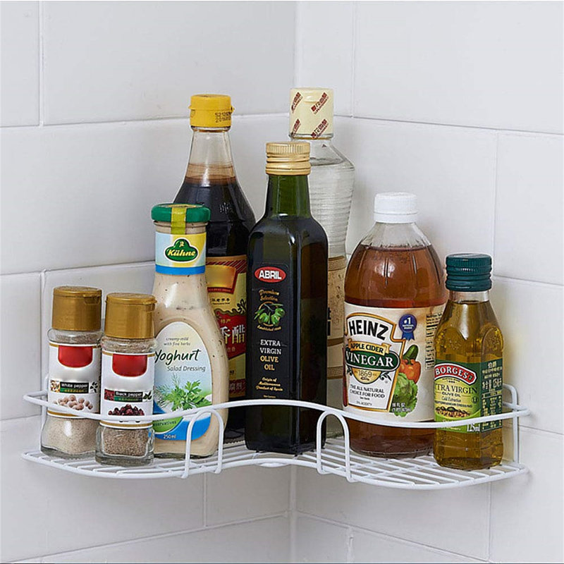 Temple Cloud Adhesive Shower Caddy, White