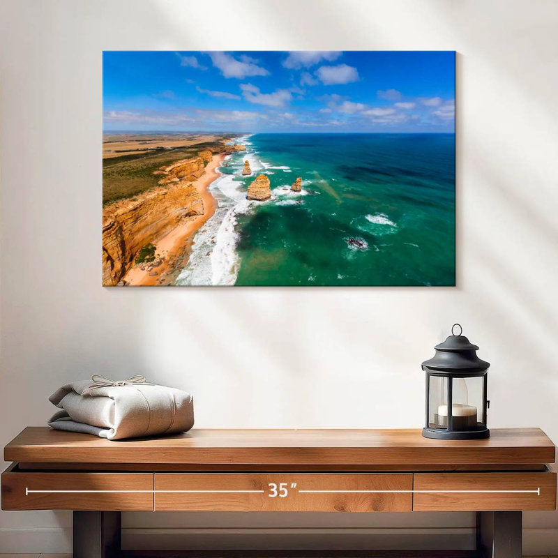 Gillard Great Ocean Road Cliff, H 16 po x l 24 po