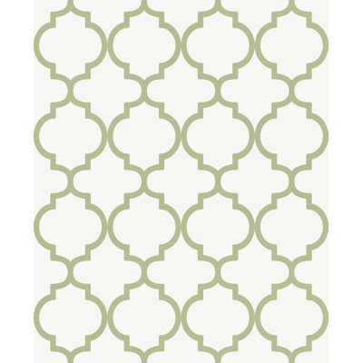  Papier peint vert Trellia