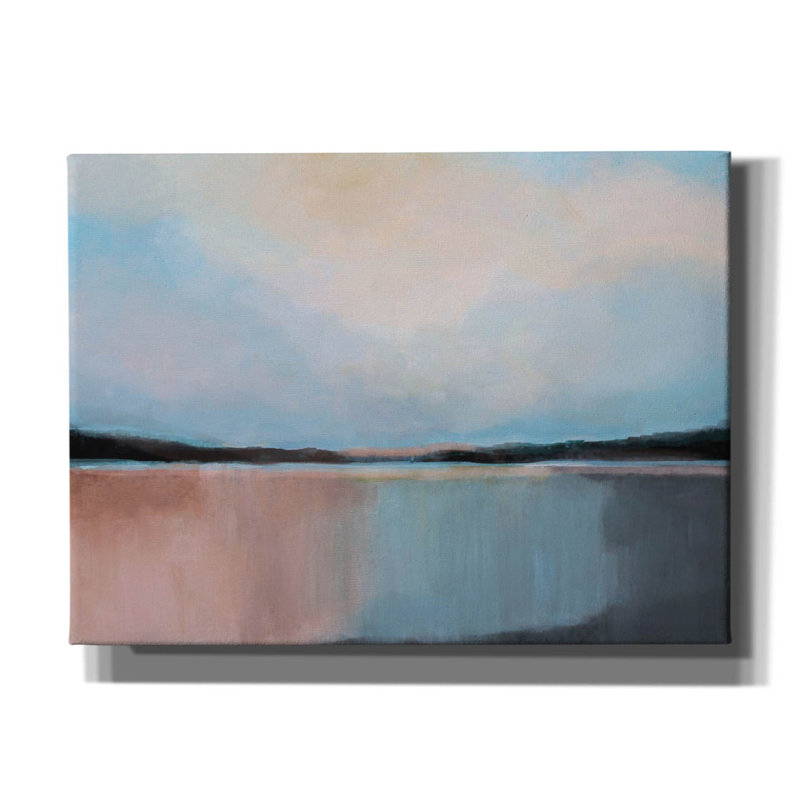 Toile épique «Canyon Lake» par Brittany Evans, 54 po x 40 po