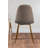 Tierra Chrome Metal and Glass Round Dining Table Set with 4 Faux Leather Upholstered Dining Chairs-576602932-589478115