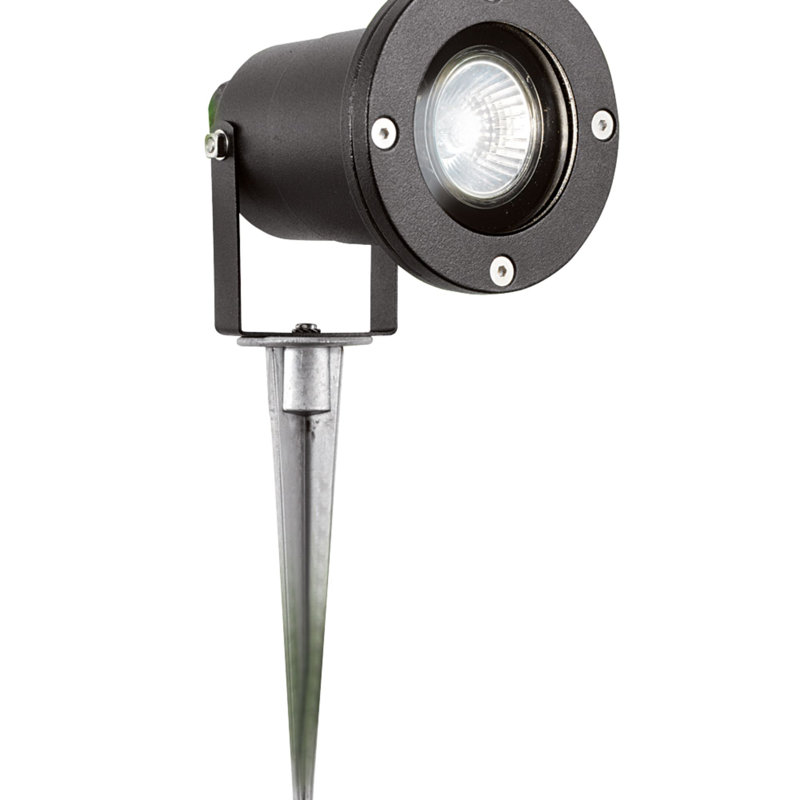 Huntley Black Integrated LED Metal Spotlight