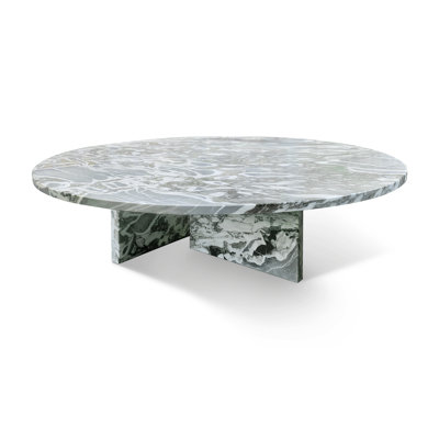 Table basse en marbre naturel exquis pour le salon, rehaussant l'élégance intérieure