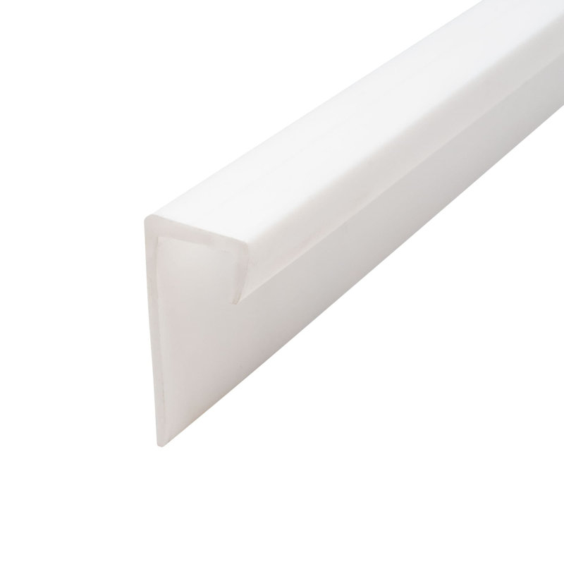 3/8" Styrene Cap Moulding | Pro Pack Plus, White