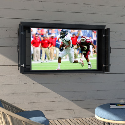 Weatherproof Outdoor Wooden Tv Enclosure