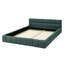 King Size  Upholstered Bed Frame With Thick Fabric, Chenille Fabric Grounded Queen Size Platform Bed With Headboard And Solid Frame. No Box Spring Needed88.5''*85.5''*24'')-363280412-363280400