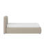 Barletta Upholstered Queen Wing Platform Bed, Cream-130130994-130130991