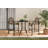 3 - Piece Outdoor Dining Set With Cushions, Patio Pe Wicker Bar Stool And Bistro Bar Table With Metal Frame, Farmhouse Conversation Set For Porch/Yard/Poolside/Cafe-421430214