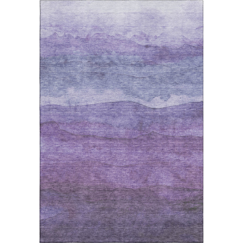 Premium Machine Washable Mehara AMF1699 Stripes Rug, Rectangle 3' x 5'