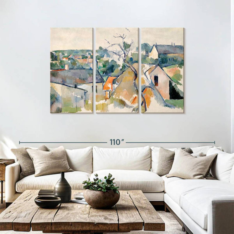Rooftops, 48" H x 74" W