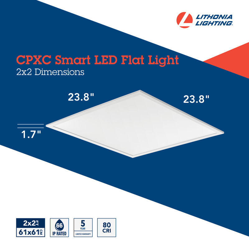 Dimmable Square Flat Panel Ceiling Light