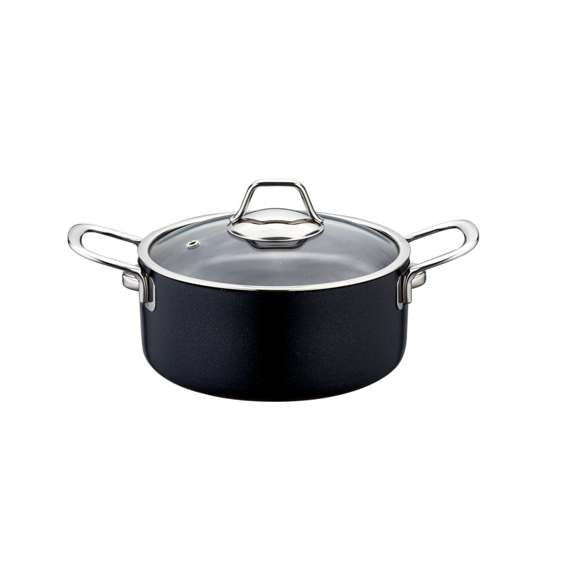Belfry Kitchen Elio Non-Stick Aluminum Standard Pot, 22 cm
