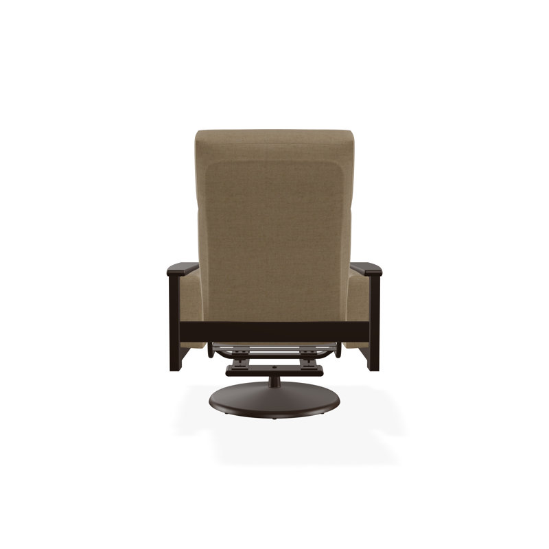 Leeward Polymer Outdoor Lounge Chair, Kona, Wren