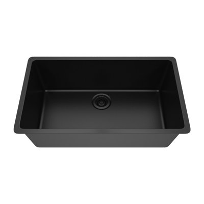 32" x 19" Platinum Quartz Kitchen Sink, Single Bowl Sink, Drop-in Sink, Undermount Sink, Granite Kitchen Sink