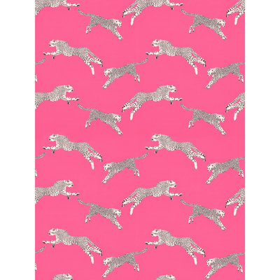 Leaping Cheetah 100% Cotton Fabric