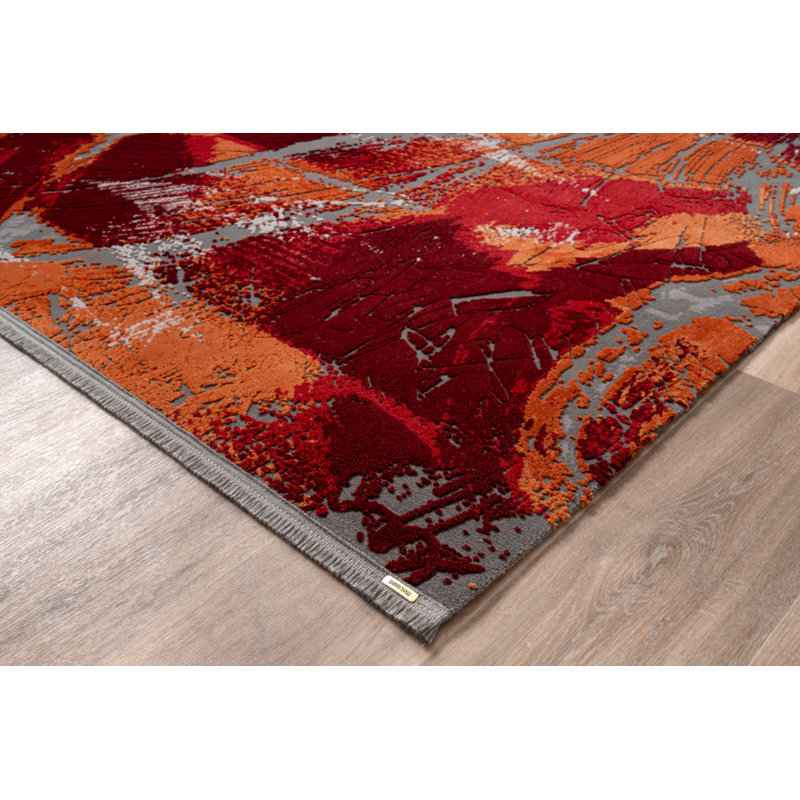 Tapis rectangulaire en coton Tabu, Rectangle 5 pi 3 po x 7 pi 7 po