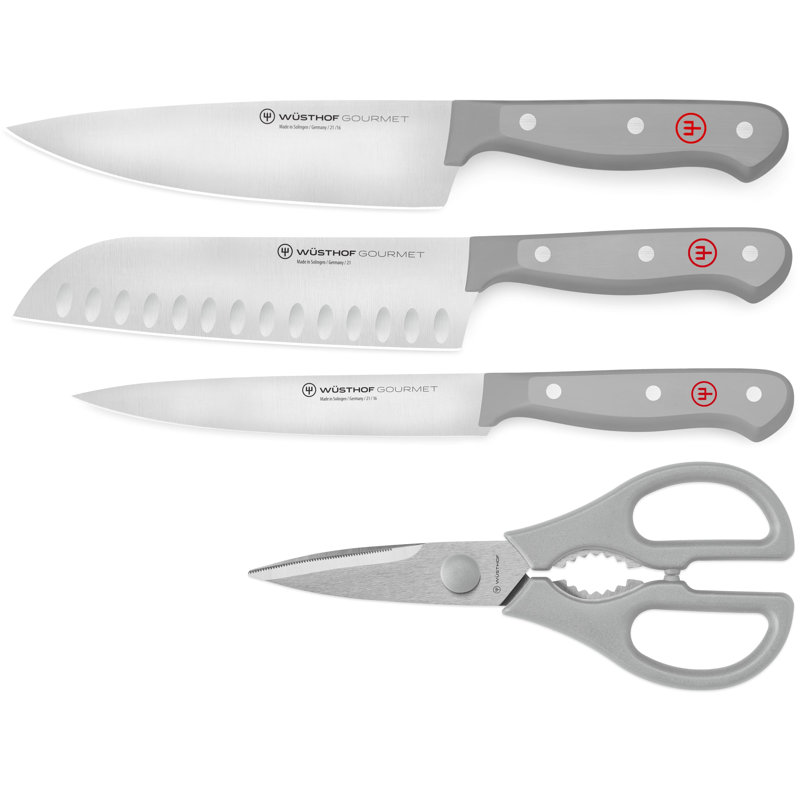 WÜsthof Gourmet Grey 4-pc Chef's Essentials Set