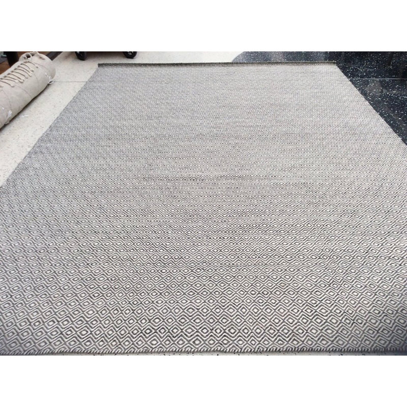 Hand Knotted Wool Geometric Area Rug