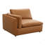 Canapé modulaire 3 pièces en cuir fleur