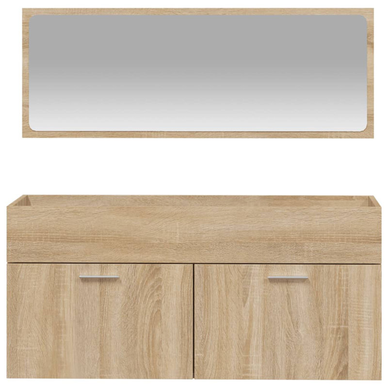 Kolling Freestanding Bathroom Cabinet, Sonoma Oak