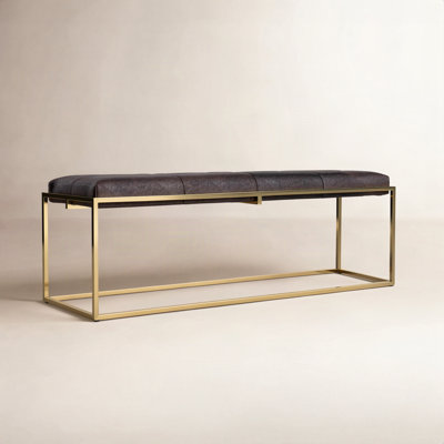 Versa Genuine Leather Bench