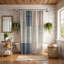 Rideau de douche Boho Mosaic - Premium-858261163