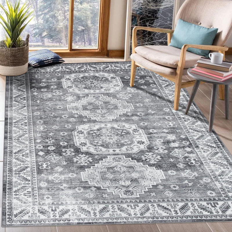 Très grand tapis lavable 10 x 13 po