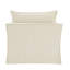 Chaise en lin Shane beige avec 2 coussins