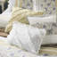 Édredon 9 pièces Dawn - Grand lit jaune, chambre Shabby Chic, comprend un édredon, des taies décoratives, des taies décoratives européennes et des coussins décoratifs en tissu de coton grand format-128921376-128921379