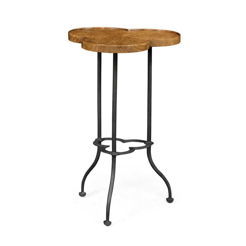 Sussex Solid Wood Top End Table, Light Brown Chestnut