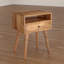 Emme 45cm W Solid Wood Bedside Table