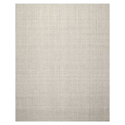 Tapis multicolore texturé touffeté à la main ivoire