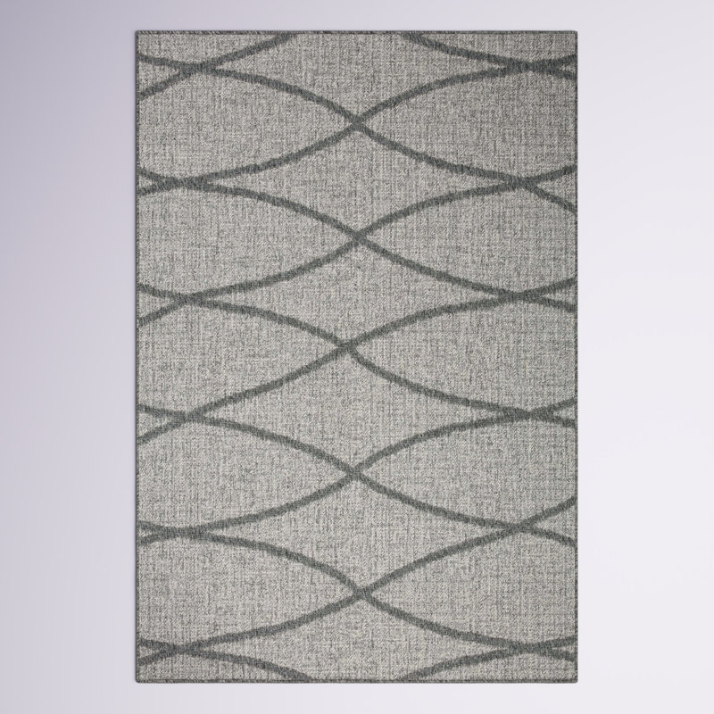 Baggs Abstract Indoor / Outdoor Rug, Rectangle 9'2" x 12'2"