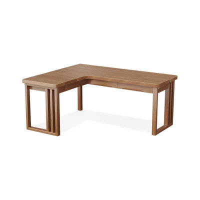 Modern and simple L-shaped desk