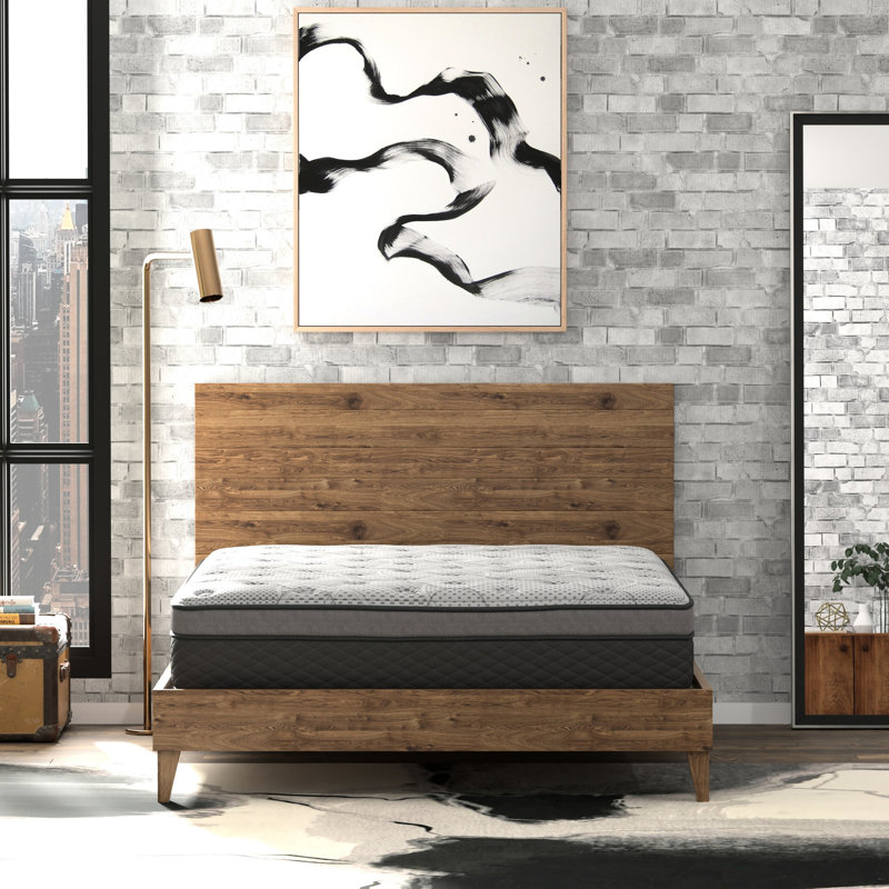Matelas double 12 po Cs - Mousse de gel pour ressorts ensachés de soutien pour le dos Fermeté accrue, Full