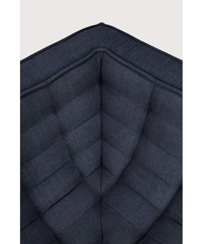 N701 Corner Wedge, Dark Blue Cotton Blend