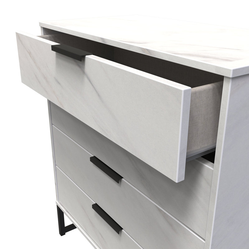 Turah 77cm W 4 - Drawer Chest of Drawers