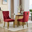 Chaises de style Mid-Century avec anneau de tête de lion-12970007