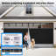 Moustiquaire magnétique de porte de garage de 18 x 8 pi pour garage double