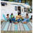 Outdoor Rug 8 x 10 ft Waterproof for Patios Clearance, Reversible Outdoor Plastic Straw Camping Rug Carpet, Large Rugs Mats for RV, Camper, Deck, Balcony, Beach, Picnic, UV Resistant Area Rug-48010154-48010153