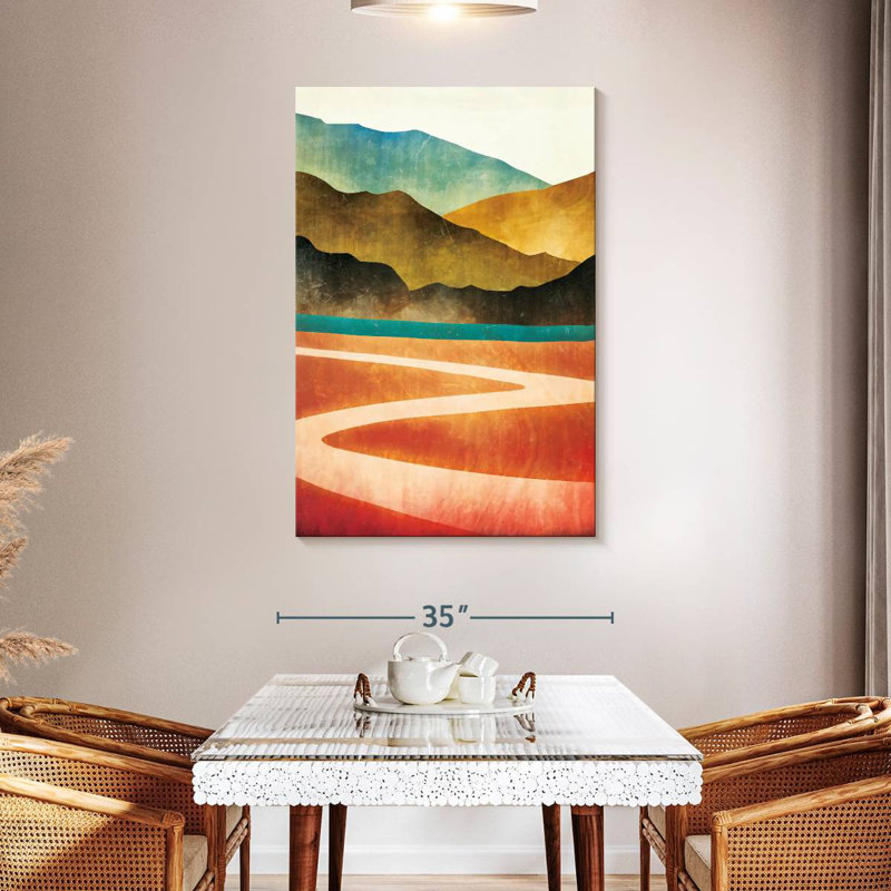 Avery Mountain Trail Abstract, 48" H x 32" W