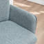 White Cozy Modern Swivel Upholstered Counter Stool With Bentwood Legs-920225347