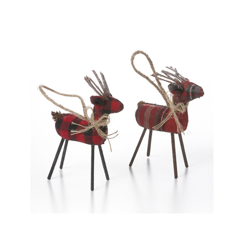 Ensemble de figurine cerf 2 pièces Fierro