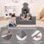 Ensemble de canapé modulaire pour enfants 6 pièces, canapé-lit en mousse souple pour salle de jeux et chambre à coucher, gris-126059098