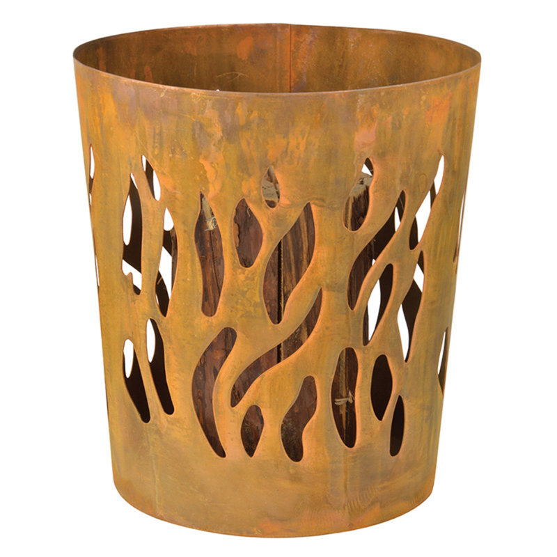 Esschert Design Fire Basket Rust Round