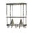 Metal Handcrafted Rectangle Hanging Pot Rack