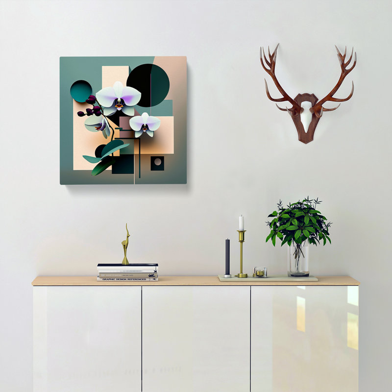 Modern Wall Art - Wrapped Canvas, 35cm H x 35cm W x 3cm D